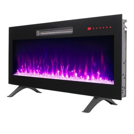 Trendowin 36" Electric Fireplace Realistic Flames & Heat